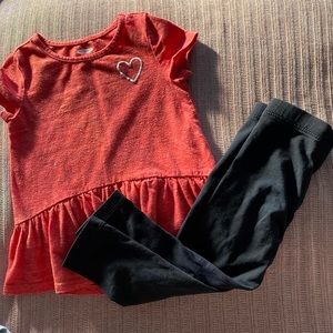 Old navy Heart Ruffle Tee